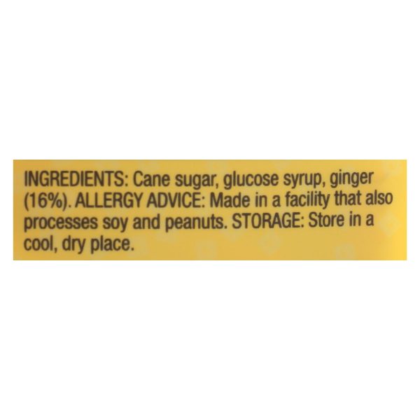Ginger People - Gin Gins Hard Ginger Candy - Double Strength - Case of 12 - 3 oz. - Image 3