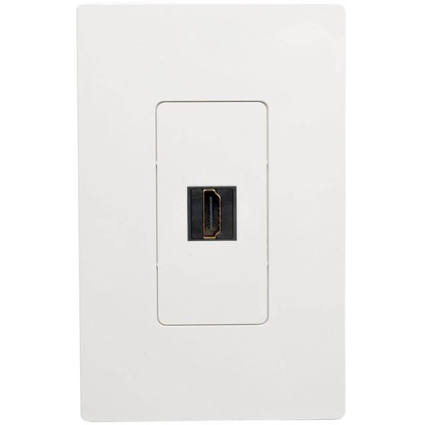 Eaton Tripp Lite Series High-Speed HDMI with Ethernet All-in-One Keystone/Panel Mount Coupler Cable (F/F), Angled Connector, 1 ft. (0.31 m) - Image 3