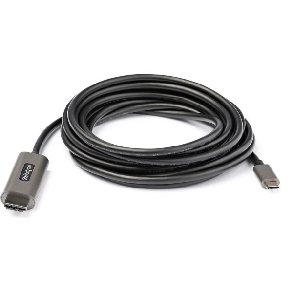 StarTech.com 13ft (4m) USB C to HDMI Cable 4K 60Hz with HDR10, Ultra HD USB Type-C to HDMI 2.0b Video Adapter Cable, DP 1.4 Alt Mode HBR3 - Image 3