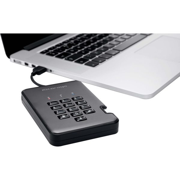 iStorage diskAshur PRO2 HDD 500 GB | Secure Hard Drive | FIPS Level 3 certified | Password Protected | Dust/Water Resistant. IS-DAP2-256-500-C-X - Image 3