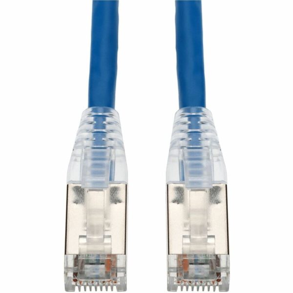 AddOn 12ft Blue CAT 6 Shielded PVC Ethernet Cable Snagless Bubble Boot RJ-45 M/M