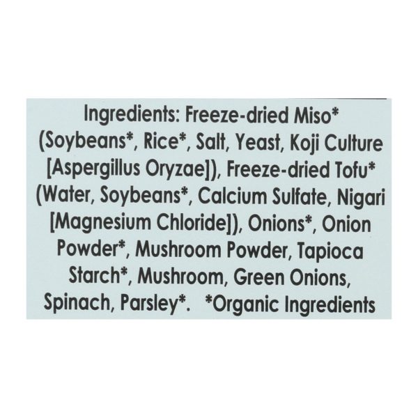 Edward and Sons Reduced Sodium Miso - Cup - Case of 12 - 1 oz. - Image 3