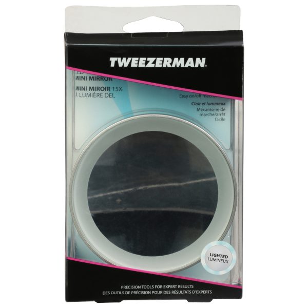 Tweezerman - Mirror Mini 15x Led Light - 1 Each-1 EA