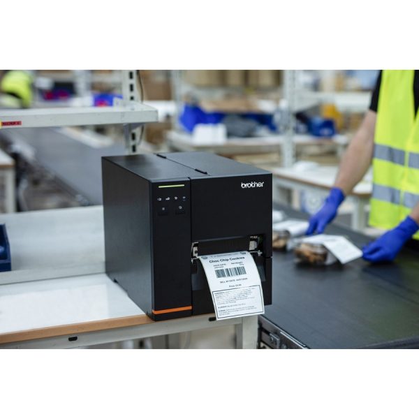 Brother TJ4010TN Industrial Thermal Transfer Printer - Color - Label/Receipt Print - Fast Ethernet - USB - USB Host - Serial - Image 5