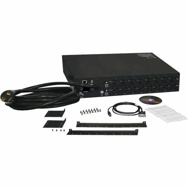 Eaton 2.9kW Single-Phase Monitored PDU - 120V Outlets (16 5-15/20R), L5-30P, 10 ft. (3.05 m) Cord, 2U Rack-Mount, TAA - Image 3