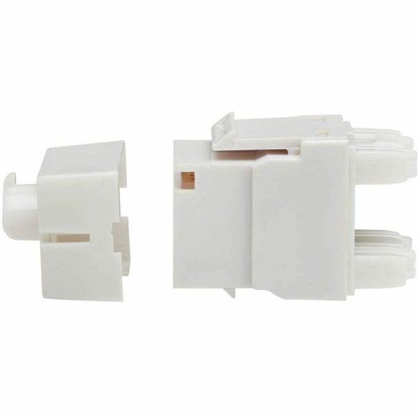Eaton Tripp Lite Series Cat6a Keystone Jack - 4PPoE Compliant, 110/Krone, 568A/B, RJ45 Ethernet, White, TAA - Image 5