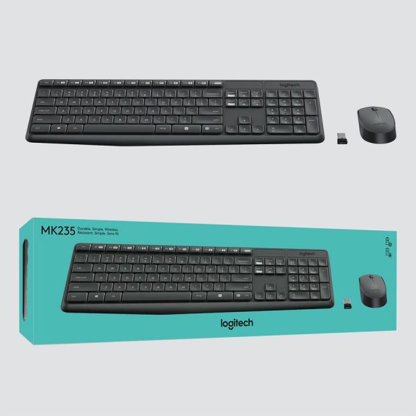 Logitech MK235 Keyboard & Mouse (Keyboard English Layout only) - Image 7