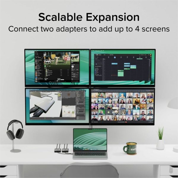 Plugable USB C to HDMI Adapter, Dual Monitor 4K 60Hz for Apple Mac M1/M2/M3 - Image 5