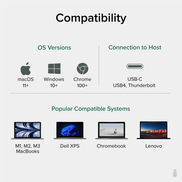 Plugable USB C to HDMI Adapter, Dual Monitor 4K 60Hz for Apple Mac M1/M2/M3 - Image 6
