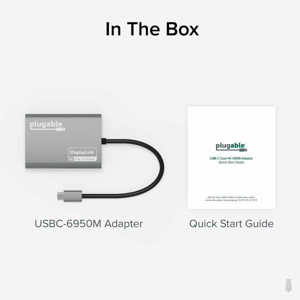 Plugable USB C to HDMI Adapter, Dual Monitor 4K 60Hz for Apple Mac M1/M2/M3 - Image 7