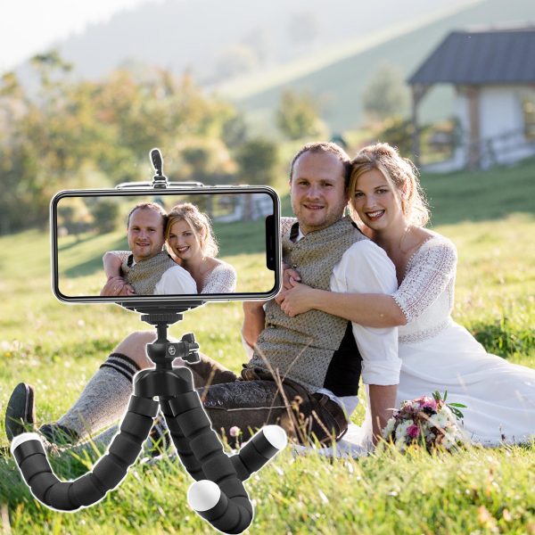 Octopus Tripod Universal Adjustable Stand Phone Holder for iPhone Camera - Image 3