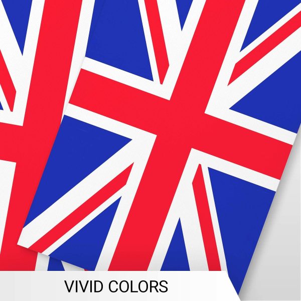 G128 United Kingdom UK Bunting Banner | Flag 8.2 x 5.5 Inch, Full String 33 Feet | Printed 150D Polyester, Decorations For Bar, School, Festival Events Celebration - Image 6