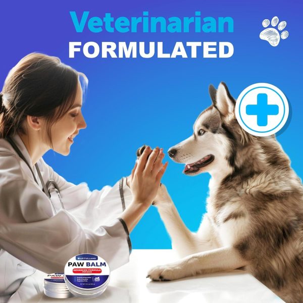 Dog Paw Balm   Lick Safe Snout Soother   Moisturizies Soothes & Nourishes Irritated Paw Pads and Dry Nose   Protects from Cracks & Wounds   Dog Feet Balm with Waxes Oils Butter Extracts   2.1 Oz - Image 7