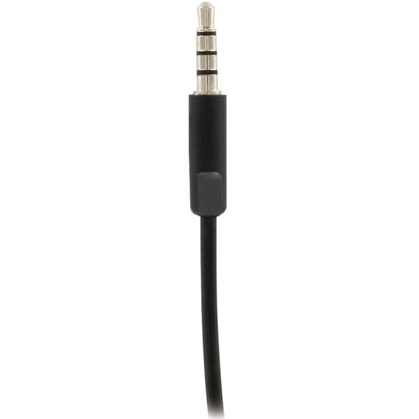 Logitech H151 Stereo Headset with Rotating Boom Mic (Black) - Stereo - 3.5MM AUDIO JACK CONNECTION - Wired - In-Line Control - 22 Ohm - 20 Hz - 20 kHz - Over-the-head - 5.9 ft Cable - Black - Image 3