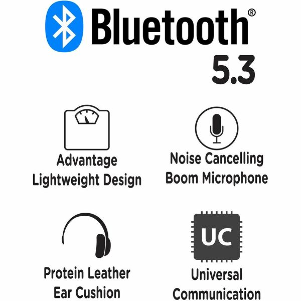 Morpheus 360 Advantage Wireless Mono Headset with Detachable Boom Microphone HS6200MBT - Image 2