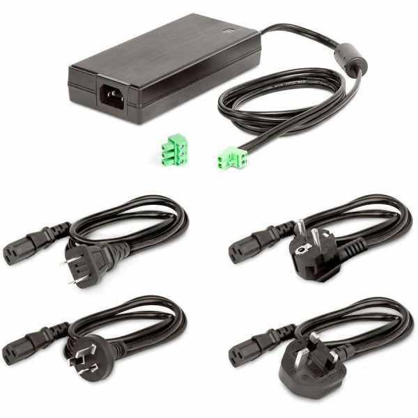 StarTech.com 160W Universal DC Power Adapter (24V/6.6A), External AC/DC Power Supply for USB Hubs, 2/3-Pin Terminal Blocks, International - Image 8