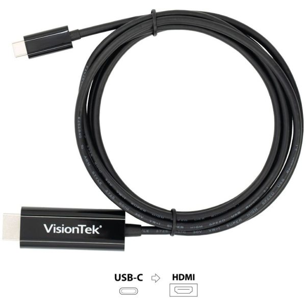VisionTek USB-C to HDMI 2.0 Active 2 Meter Cable (M/M) - Image 4