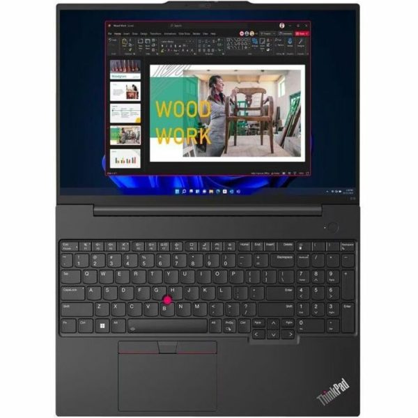 Lenovo ThinkPad E16 Gen 1 21JN003YUS 16" Notebook - WUXGA - Intel Core i5 13th Gen i5-1335U - 16 GB - 256 GB SSD - English Keyboard - Graphite Black - Image 4