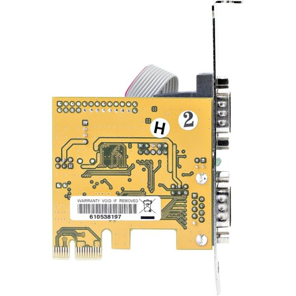 StarTech.com 2-Port PCI Express Serial Card, Dual Port PCIe to RS232 (DB9) Serial Card, 16C1050 UART, COM Retention, Windows & Linux - Image 5