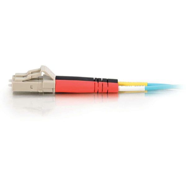 C2G 5m LC-LC 10Gb 50/125 Duplex Multimode OM3 Fiber Cable - Aqua - 16ft - Image 4