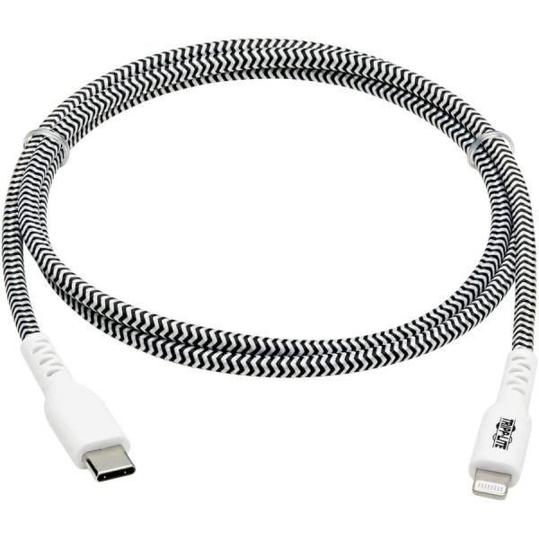 Eaton Tripp Lite Series Heavy-Duty USB-C to Lightning Sync/Charge Cable, MFi Certified - M/M, USB 2.0, 3 ft. (0.91 m) - Image 2