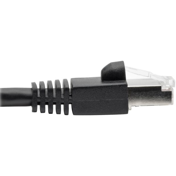 Eaton Tripp Lite Series Cat6a 10G Snagless Shielded STP Ethernet Cable (RJ45 M/M), PoE, Black, 7 ft. (2.13 m) - Image 4