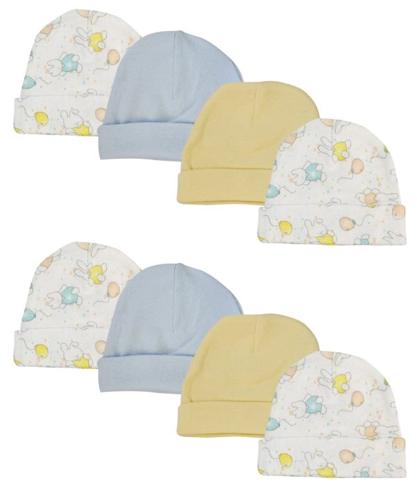 Boys Baby Caps (pack Of 8) Nc_0260
