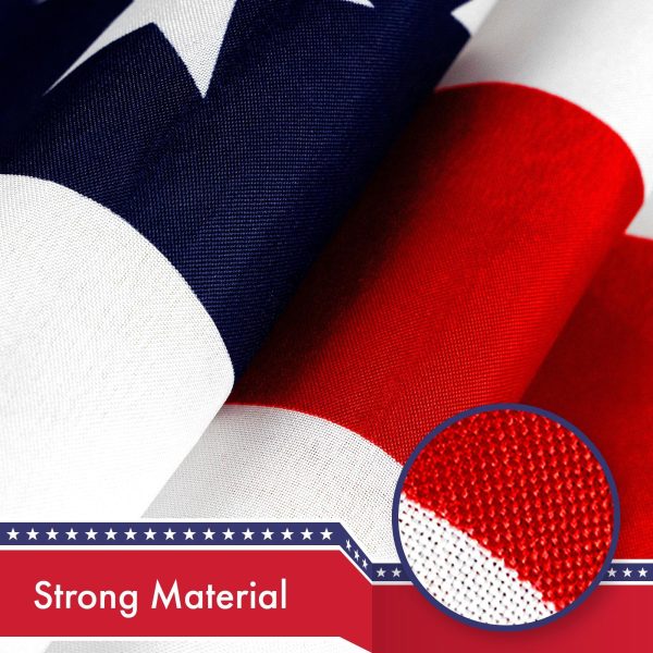 American USA Flag 3x5 Ft 2-Pack 150D Printed Polyester By G128 - Image 4