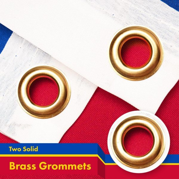 G128 3 Pack: Moldova Moldovan Flag | 3x5 Ft | LiteWeave Pro Series Printed 150D Polyester | Country Flag, Indoor/Outdoor, Vibrant Colors, Brass Grommets, Thicker and More Durable Than 100D 75D Poly - Image 2