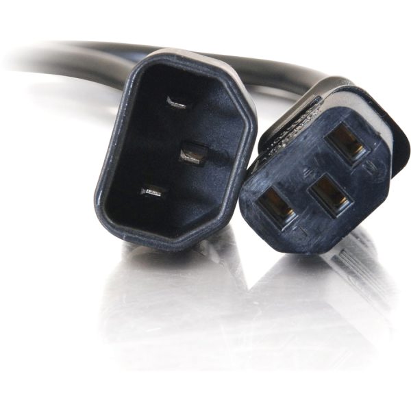 C2G 6ft Power Extension Cord - 18 AWG - IEC320C14 to IEC320C13 - Image 4