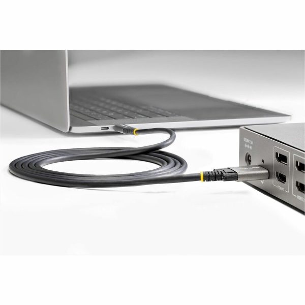 StarTech.com 20" 50cm Side Screw Locking USB C Cable 10Gbps, USB 3.1 Type-C Cable, 5A/100W PD, DP Alt Mode, Dual Screw Lock USB-C Cord - Image 8