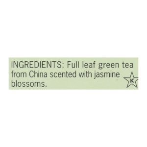 Smith Teamaker Green Tea - Jasmine Slvr Tp - Case of 6 - 15 Bags