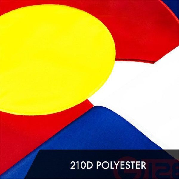 Colorado CO State Flag 3x5 Ft 5-Pack Embroidered Polyester By G128 - Image 4