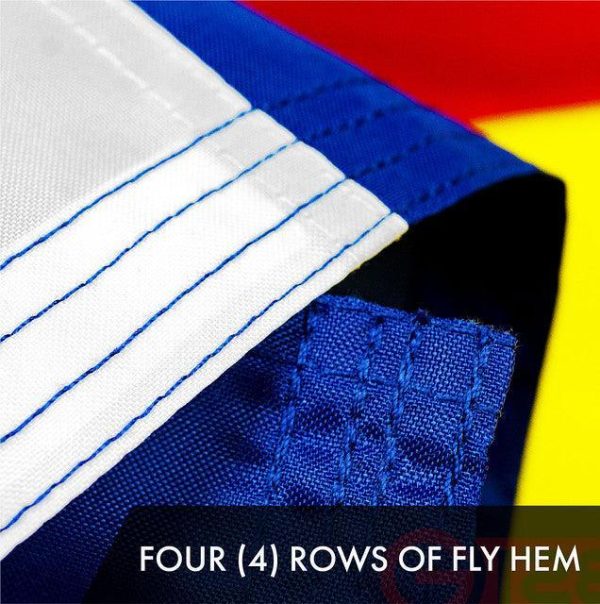 Colorado CO State Flag 3x5 Ft 5-Pack Embroidered Polyester By G128 - Image 5