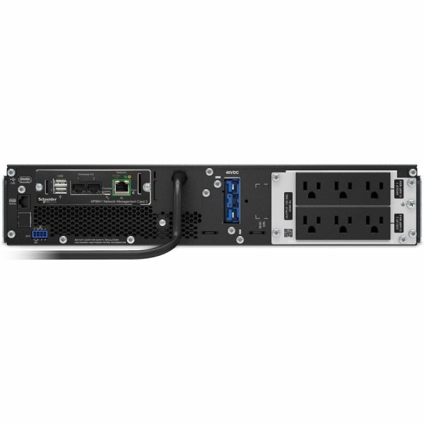 APC Smart-UPS On-Line, 1000VA, Rackmount 2U, 120V, 6x 5-15R NEMA outlets, Network Card, Extended runtime, W/ rail kit - Image 3