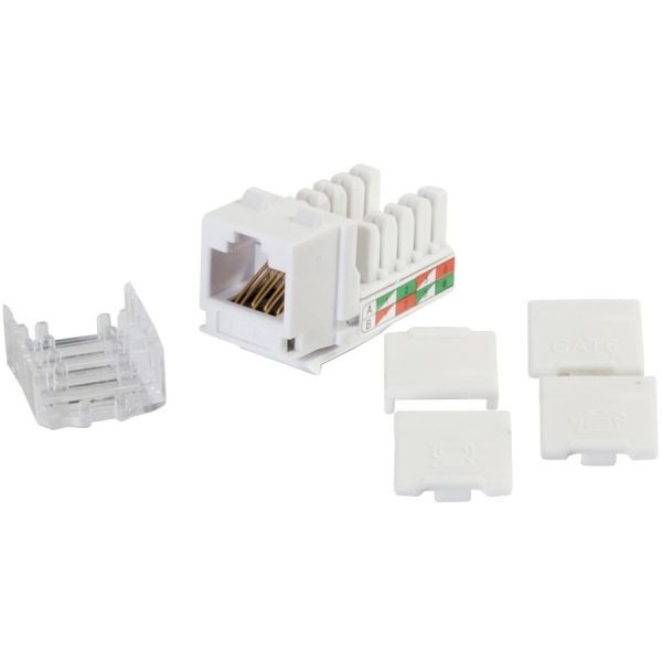 C2G Cat6 RJ45 UTP Keystone Jack - White - Image 2