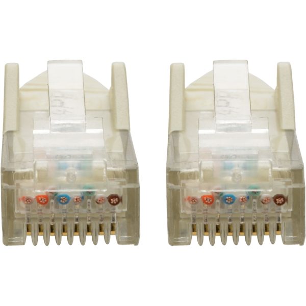 Eaton Tripp Lite Series Cat6 Gigabit Snagless Molded (UTP) Ethernet Cable (RJ45 M/M), PoE, White, 6 ft. (1.83 m) - Image 2
