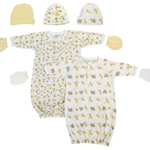 Unisex Newborn Baby 7 Piece Gown Set Nc_0763