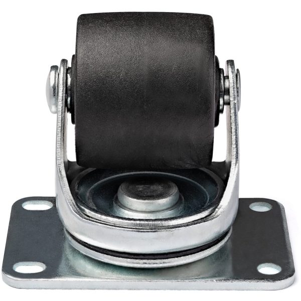 StarTech.com Heavy Duty Casters for Server Racks/Cabinets, Set of 4 Universal M6 2-inch Caster Wheels Kit, 45x75mm Pattern Casters, Swivel - Image 2