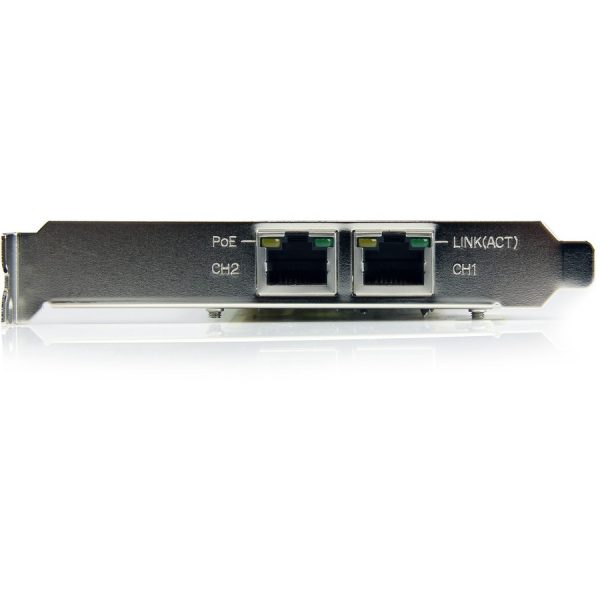 StarTech.com Dual Port PCI Express Gigabit Ethernet PCIe Network Card Adapter - PoE/PSE - Image 3