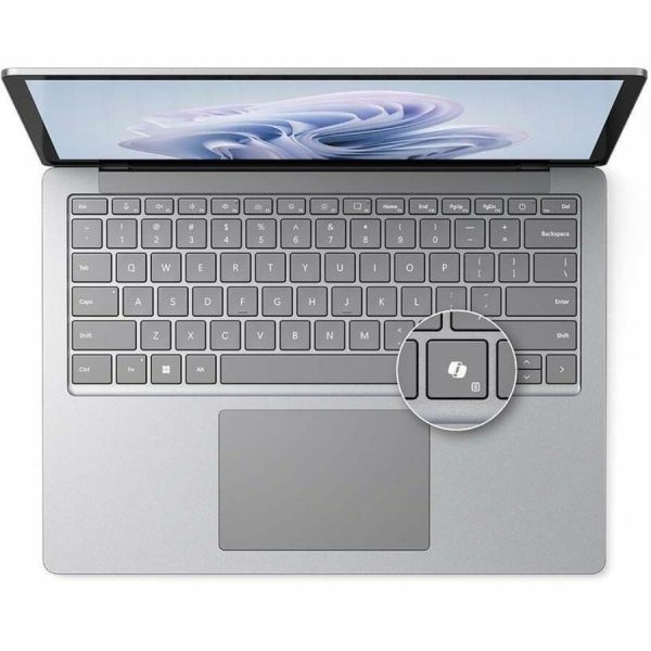 Microsoft Surface Laptop 6 13.5" Touchscreen Notebook - Intel Core Ultra 7 165H - 16 GB - 512 GB SSD - Platinum - Image 6