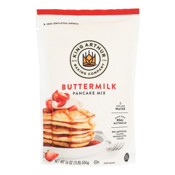 King Arthur Baking Company - Mix Butter Milk Pancake - Case of 6-16 OZ