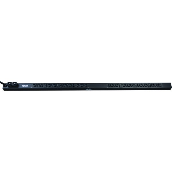 Eaton Tripp Lite Series 5.5kW Single-Phase 208/230V Basic PDU, 38 Outlets (32 C13 and 6 C19), NEMA L6-30P Input, 10 ft. (3.05 m) Cord, 0U Vertical - Image 2