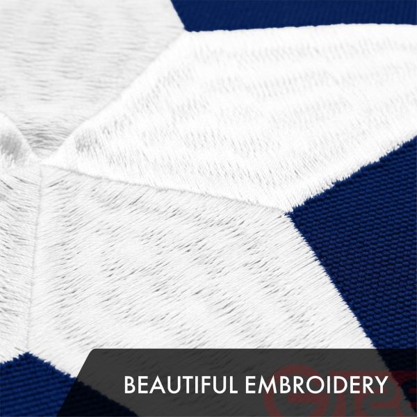 G128 American USA Flag | 20x38 Ft | ToughWeave Series Embroidered 600D Polyester | Country Flag, Embroidered Stars, Sewn Stripes, Indoor/Outdoor, Brass Grommets - Image 3