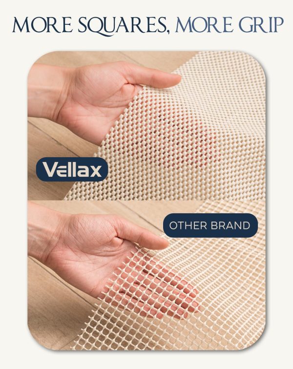 Non Slip Rug Pad Gripper   2 x 3 Ft Anti Skid Carpet Mat Provides Protection for Hardwood Floors and Hard Surfaces Extra Strong Grip and Thick Padding for Safe and in Place Your Area Rugs & Runners - Image 3
