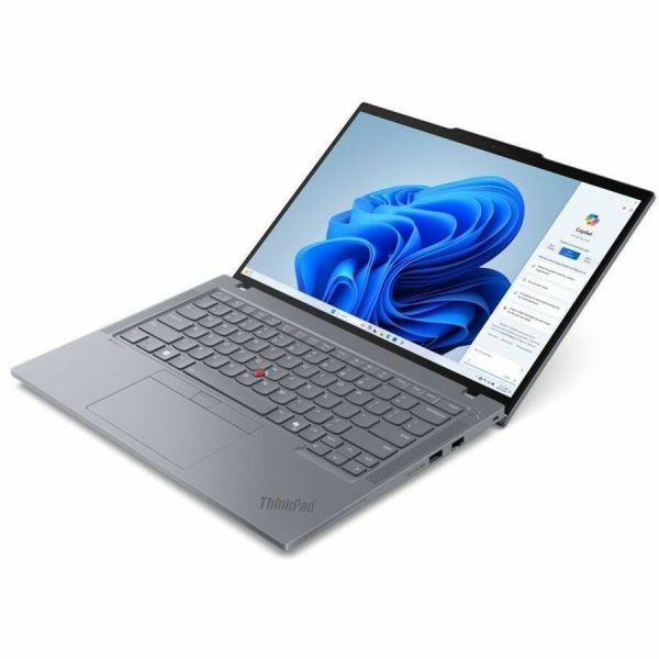 Lenovo ThinkPad T14 Gen 5 21ML006MUS 14" Touchscreen Notebook - WUXGA - Intel Core Ultra 7 155U - 32 GB - 512 GB SSD - English Keyboard - Gray - Image 3