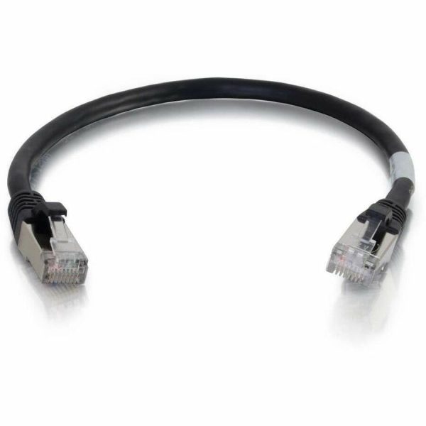C2G-12ft Cat6 Snagless Shielded (STP) Network Patch Cable - Black - Image 3