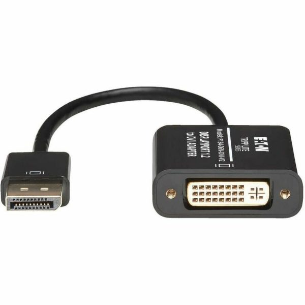 Eaton Tripp Lite Series DisplayPort to DVI Active Adapter Video Converter, DP ver 1.2, (M/F), 6-in. (15.24 cm) - Image 2