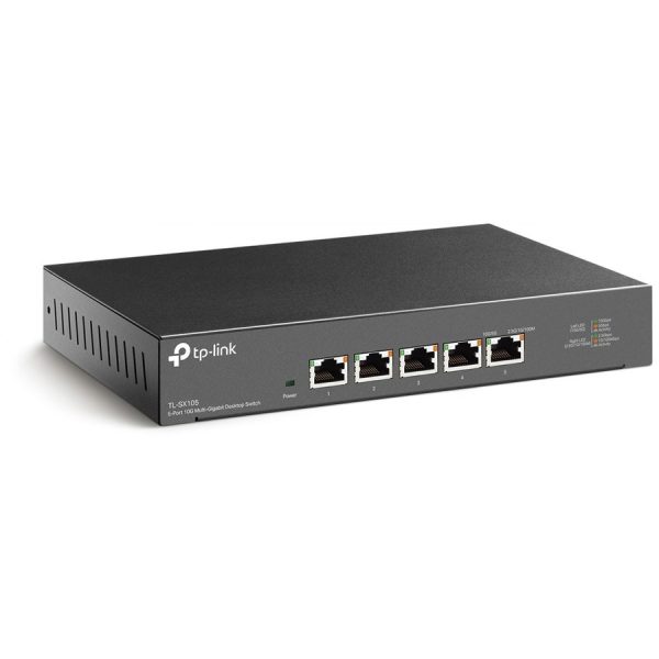 TP-Link TL-SX105 - 5 Port 10G/Multi-Gig Unmanaged Ethernet Switch - Image 2