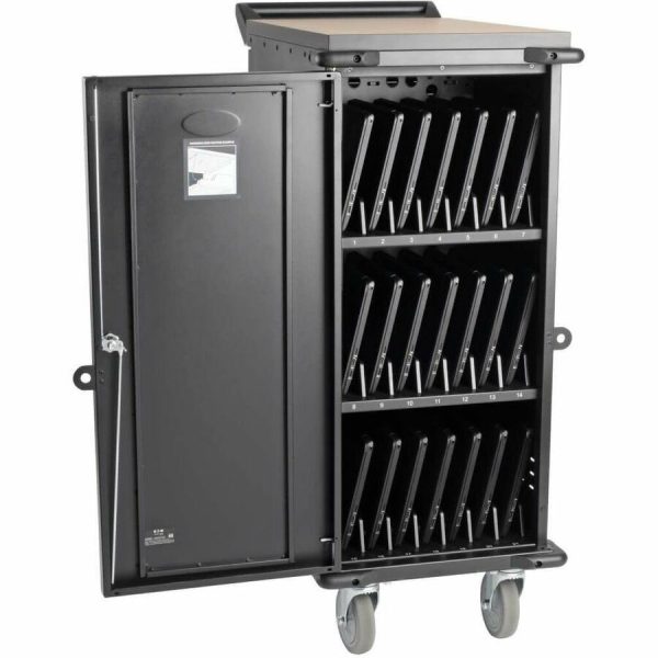 Eaton Tripp Lite Series 21-Device AC Charging Cart for Laptops and Chromebooks - 120V, NEMA 5-15P, 10 ft. (3.05 m) Cord, Black - Image 3